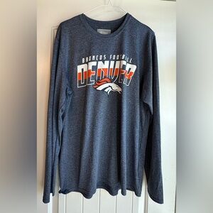 NFL Denver Broncos Blue Long Sleeve Shirt